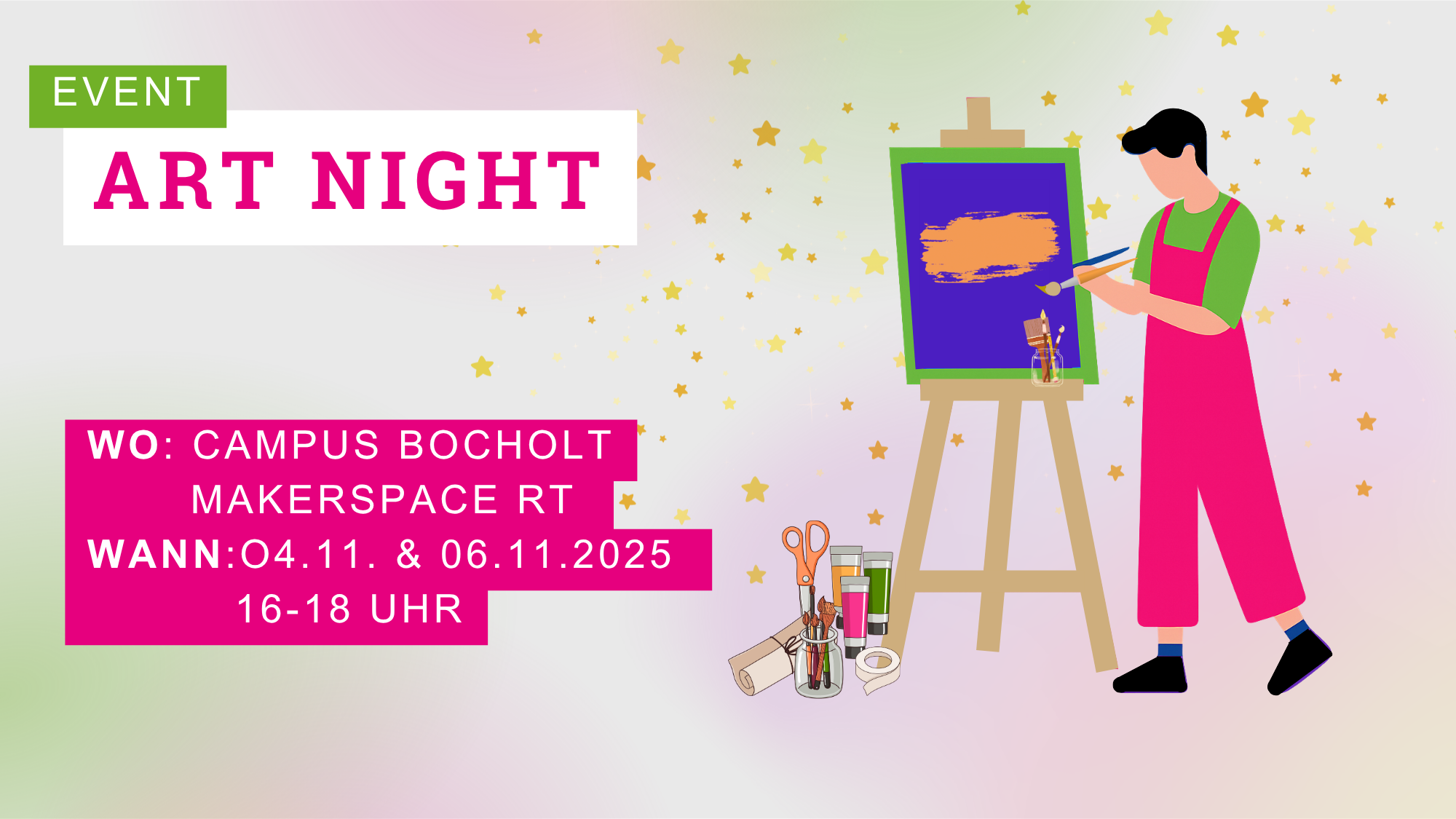 ARTNIGHT* im Makerspace RT am Campus Bocholt