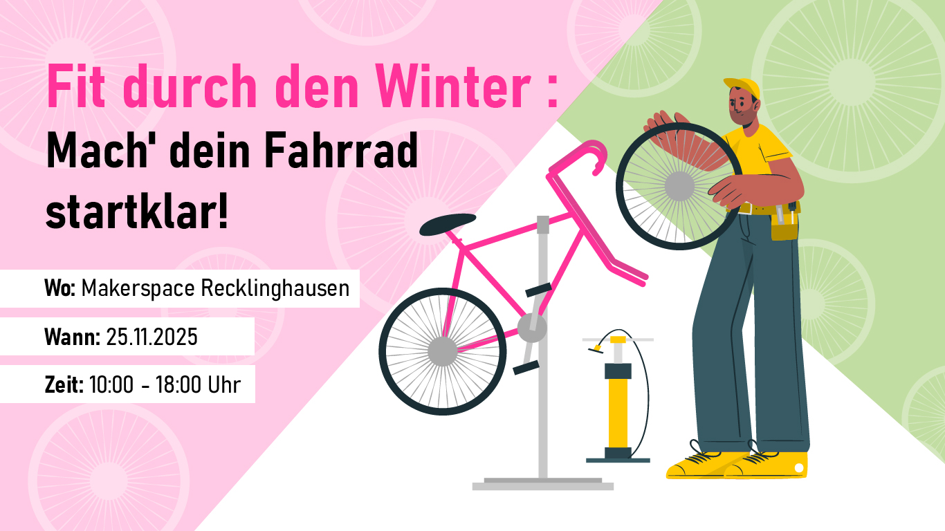 Rad-Check im Makerspace RE: Mach' dein Fahrrad fit für den Winter