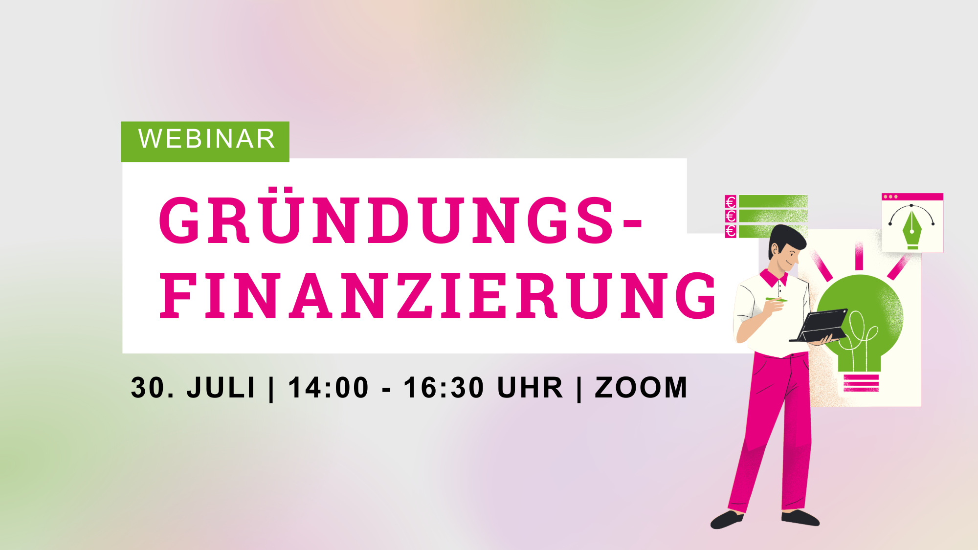 Webinar: Gründungsfinanzierung